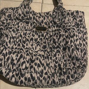 Marc Jacobs Stylish Y2K  Leopard Print Tote Bag